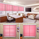 Ver imagem 4 de Persiana Rolo Double Vision Zebra 1,60l X 1,60a Rosa