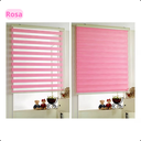 Ver imagem 2 de Persiana Rolo Double Vision Zebra 1,60l X 1,60a Rosa