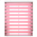Ver imagem 1 de Persiana Rolo Double Vision Zebra 1,60l X 1,60a Rosa