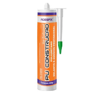 Pu Construção Cartucho 420Gr - Adesfix Cor:Preto