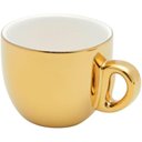 Ver imagem 4 de Conjunto 6 Xícaras Café Porcelana com Pires e Suporte Versa Branco Dourado 90ml