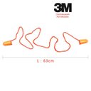 Ver imagem 3 de Protetor Auricular 3M 1110 - 3M Brasil - 10 Pares Cor: Alaranjado