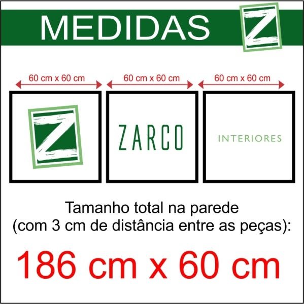 Quadro Folhagens Geométricos Costela de Adão G 3 Moldura Tabaco - 3