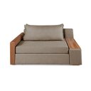 Ver imagem 2 de Sofá Cama Retrátil Panamá Casal Chenile Luxo Avelã