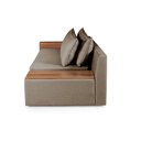 Ver imagem 5 de Sofá Cama Retrátil Panamá Casal Chenile Luxo Avelã