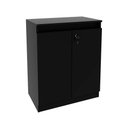 Ver imagem 5 de Balcão de Escritório Me4149 C/ 2 Portas C/ Chave Preto - Tecno Mobili