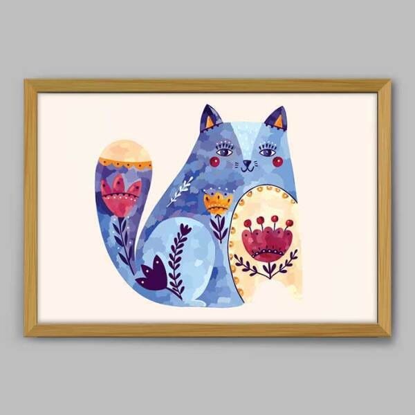 Quadro Animal Gato Andino - 1