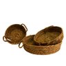 Cesta com Alças Caete de Palha Natural Coleção Artesanal M - 4