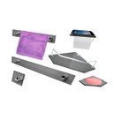 Ver imagem 2 de 1 Kit para Banheiro Diamante Fumê 02