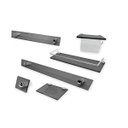 Ver imagem 1 de 1 Kit para Banheiro Premium Fumê 01