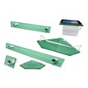 Ver imagem 1 de 1 Kit para Banheiro Diamante Verde 02
