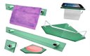 Ver imagem 2 de 1 Kit para Banheiro Diamante Verde 02