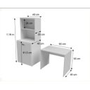 Ver imagem 6 de Armário com Mesa de Estudos Infantil 100% Mdf
