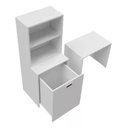 Ver imagem 3 de Armário com Mesa de Estudos Infantil 100% Mdf