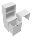Ver imagem 3 de Armário com Mesa de Estudos Infantil 100% Mdf