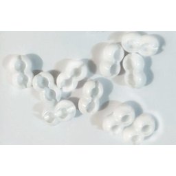 KIT 10 PEÇAS DE EMENDA COR BRANCA PARA CORRENTES 3,5MM DE CORTINA ROLÔ - 1