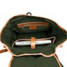 Mochila com Detalhes em Couro para Viagem e Notebook 15.6" - Henry - Beatnik e Sons - Verde Musgo - 6