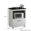 Ver imagem 2 de Balcão para Cooktop 1 Porta Basculante Salvia Kaiki Móveis