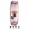 Kit em Acrílico Rosé para Banheiro 3pc Saboneteira, Porta-escova e Porta-algodão UZ-K025 UZ - Rosé - 2
