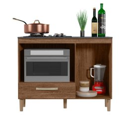 Balcao para Cooktop Fit Evora Rustico Nicioli - 3