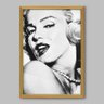 Quadro Marilyn Monroe Old Photo - 45x30cm - Moldura Caixa Madeira - 1