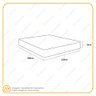 Colchão Viúva Hellen One Face D33 Millenium 128x188x19cm - 3