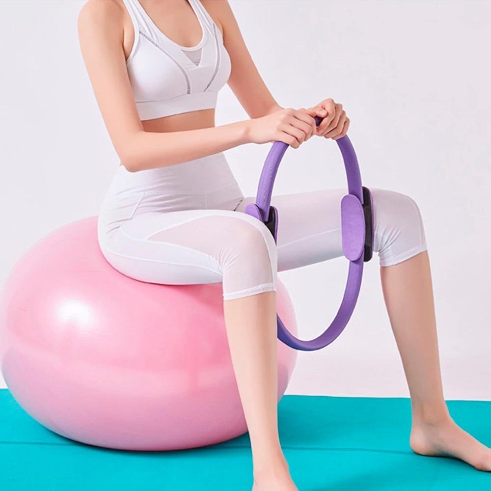 Anel de Pilates Arco Yoga Exercícios Fitness Ring Mb Fit - 6
