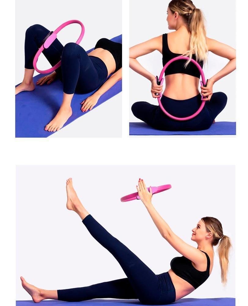 Anel de Pilates Arco Yoga Exercícios Fitness Ring Mb Fit - 3
