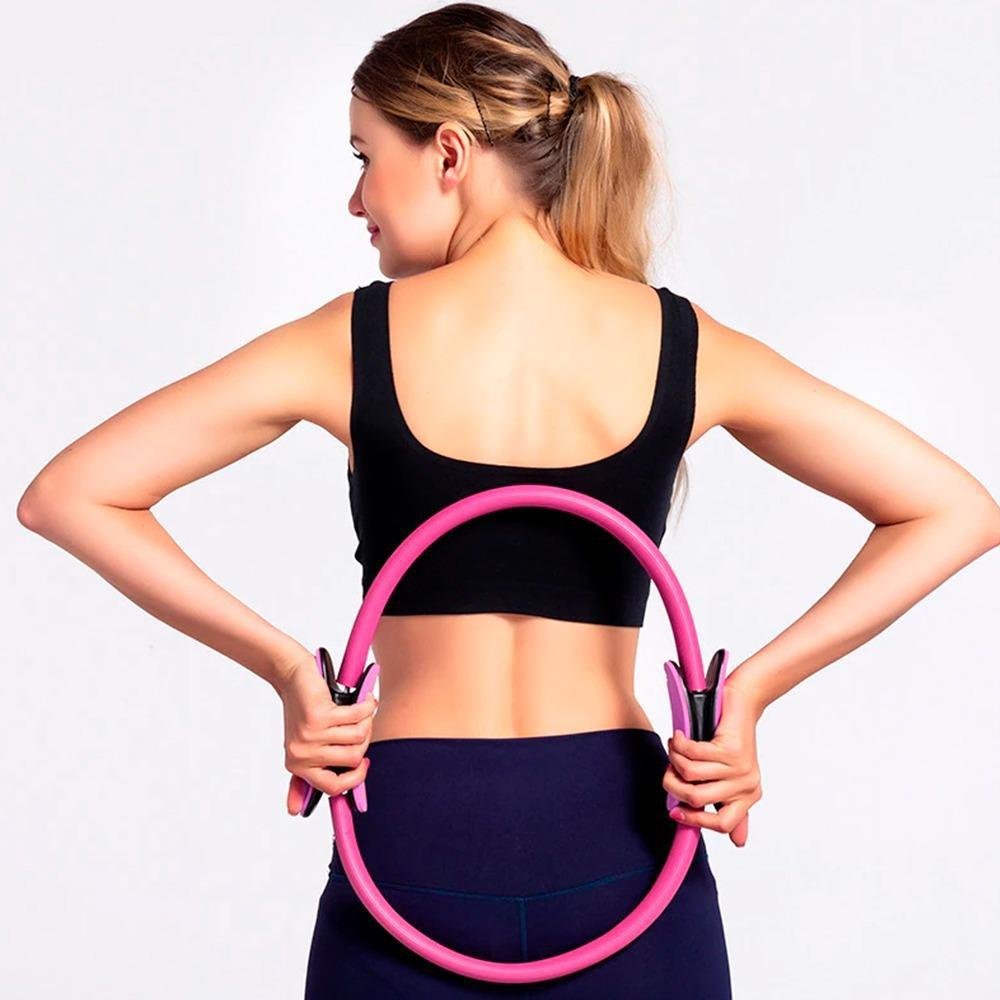 Anel de Pilates Arco Yoga Exercícios Fitness Ring Mb Fit - 2