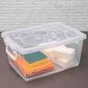 Ver imagem 5 de 4 Caixas Organizadoras Travas e Alças 4l Bel Ordene para Armário Closet Incolor
