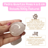 Pedra Natural Quartzo Rosa 4 a 6 Cm Rolado 500 Gramas - 4