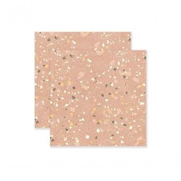 Porcelanato Acetinado Borda Reta Confete Pink 100X100Cm - 1