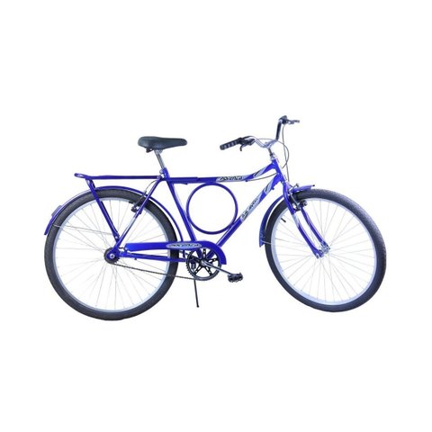 Bicicleta Aro 26 Barra Forte Masc.poten Azul