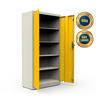Armário de Aço para Escritório/professor - Nk 1802 Nilko Armários Amarelo - 4