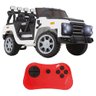 Jipe Infantil Elétrico Jeep Off Road 12v Bang Toys com 2 Motores e Controle Remoto - Branco - 4