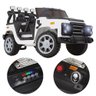 Jipe Infantil Elétrico Jeep Off Road 12v Bang Toys com 2 Motores e Controle Remoto - Branco - 3