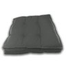 Almofada Futon Decoração 45x45 Cm Cinza Escuro Novita - 3
