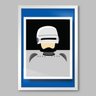 Quadro Filme Robocop Pop Art - 20x30cm - Moldura Caixa Branco - 1