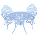 Ver imagem 1 de Conjunto de Mesa para Jardim Copacabana com 2 Poltronas e Mesa Alta em Alumínio Fundido Unifer