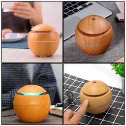 Umidificador Pequeno Ultrassônico Portátil Decorativo Led - 3