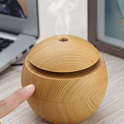 Umidificador Pequeno Ultrassônico Portátil Decorativo Led - 5