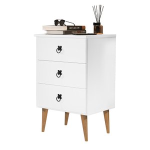 Mesa Madri 3 Gavetas Mini Cômoda