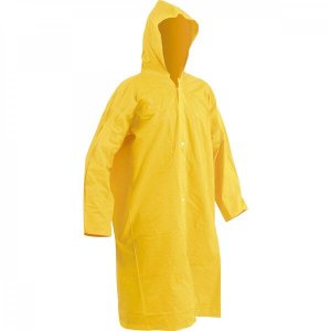 Capa para chuva de PVC laminado sem forro 110 m amarela G Vonder