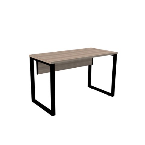 Mesa para Escritório 150x60 Pandin P25Tub - Naturalle/Preto