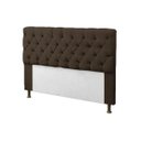 Ver imagem 2 de Kit Cabeceira + Calçadeira Baú Mirage Solteiro 120cm Suede - Renascer Decor:Marrom