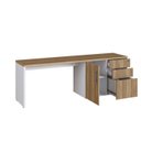 Ver mais imagens de Conjunto para Escritório com Mesa Escrivaninha e Balcão Concept Móvel na Caixa
