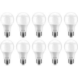 Lâmpada Bulbo LED 9W Kit com 10 Unidades 6500K Bivolt 110/220V Elgin - 1 Lâmpada Bulbo LED 9W Kit com 10 Unidades 6500K Bivolt 110/220V Elgin - 1