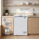 Ver imagem 2 de Freezer e Conservador Horizontal Hq 105 Litros Degelo Manual Branco Hq-105CFHL
