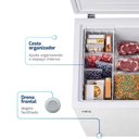 Ver imagem 5 de Freezer e Conservador Horizontal Hq 105 Litros Degelo Manual Branco Hq-105CFHL