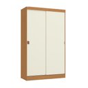 Ver imagem 2 de Guarda-roupa Casal com 2 Gavetas Kappesberg Canela/off White 121cm